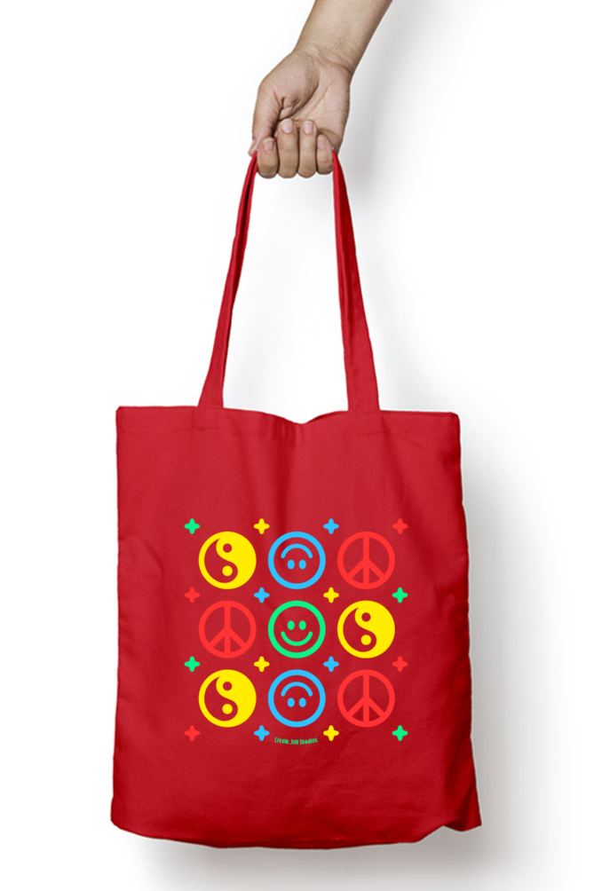 Artistic Tote with Zipper