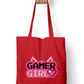 Gamer Girl | Artistic Tote Bag with Zipper