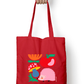 Artistic Tote with Zipper