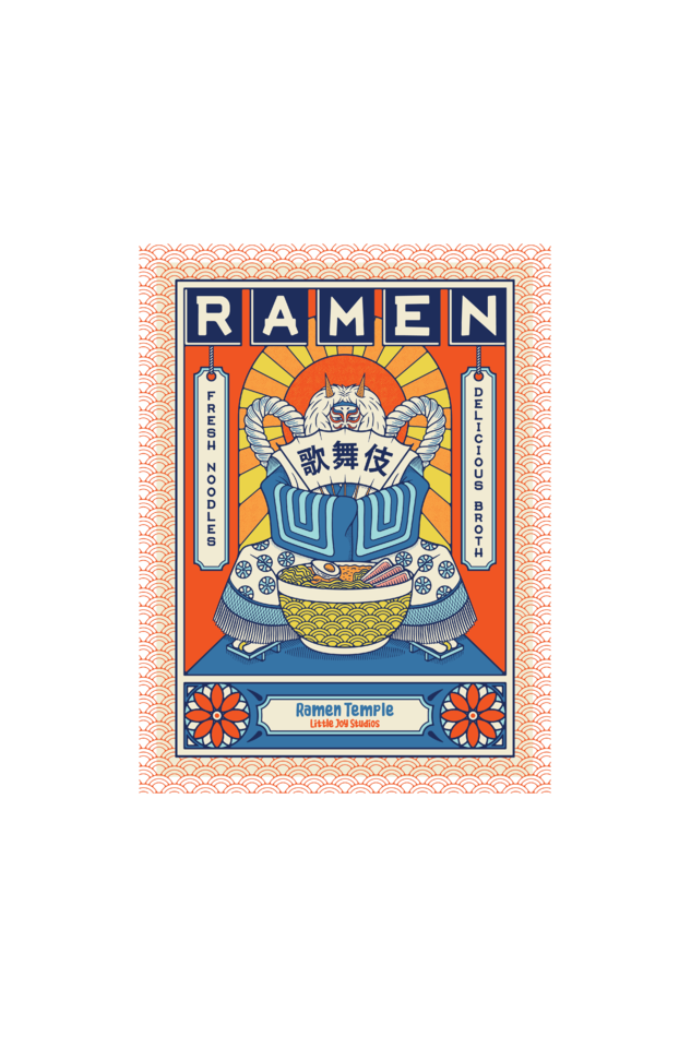 Ramen Art - Tote Bag with Zipper