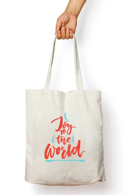 Joy to the World - Typography Tote