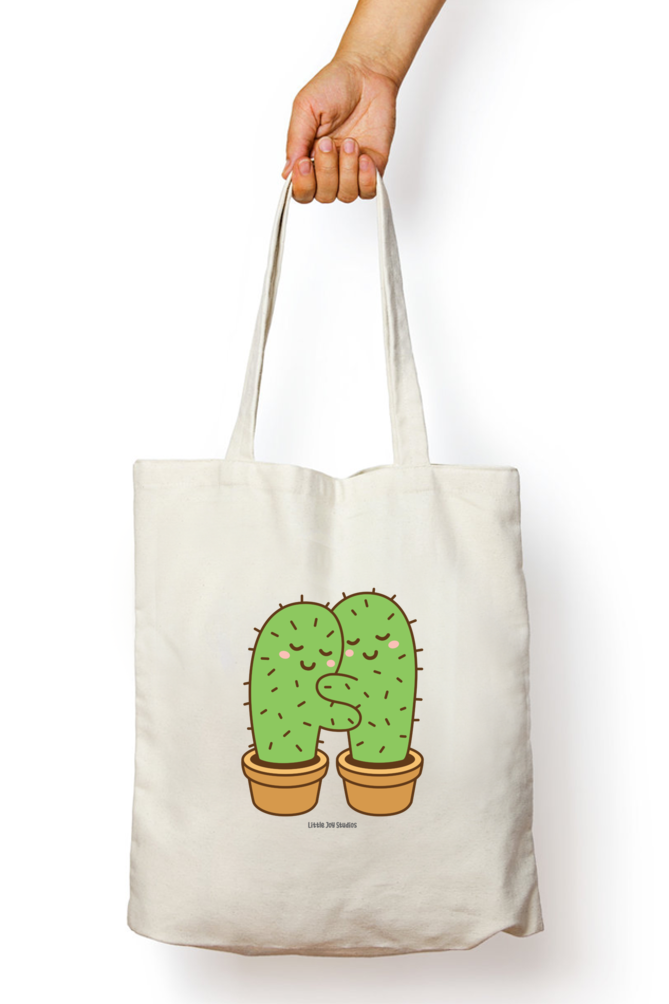 Cactus Love - Zipper Tote Bag