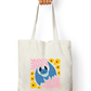 Artistic Tote with Zipper