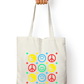 Artistic Tote with Zipper