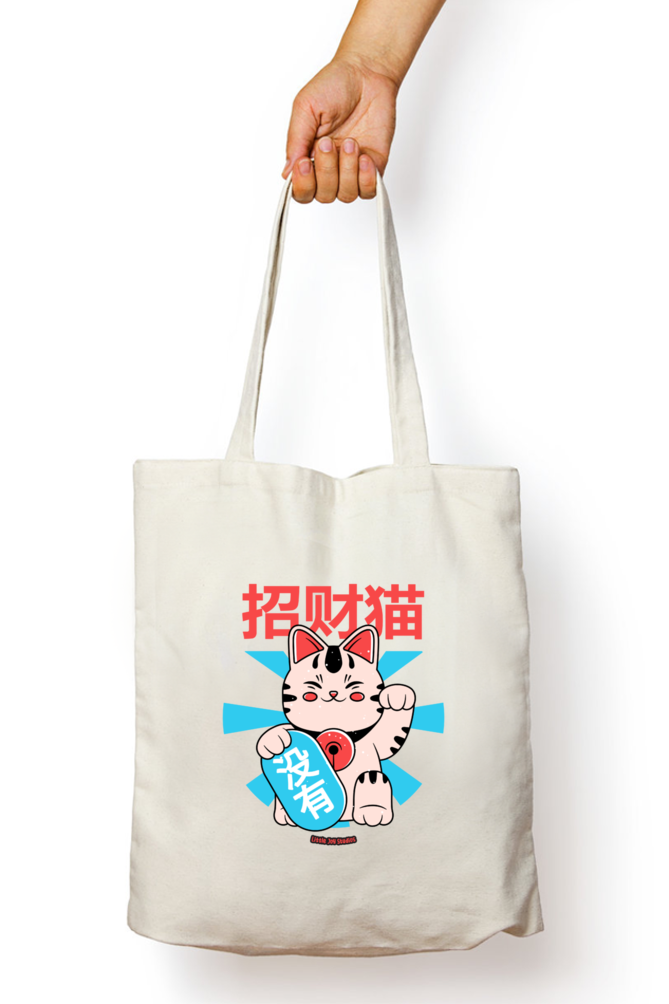 Unisex Tote Bag with Zippe