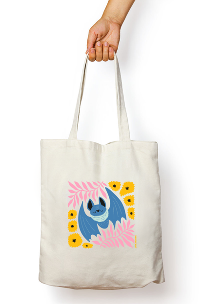 Artistic Tote with Zipper