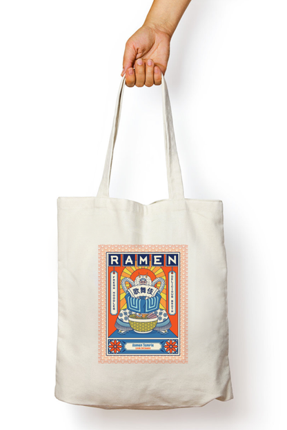 Ramen Art - Tote Bag with Zipper