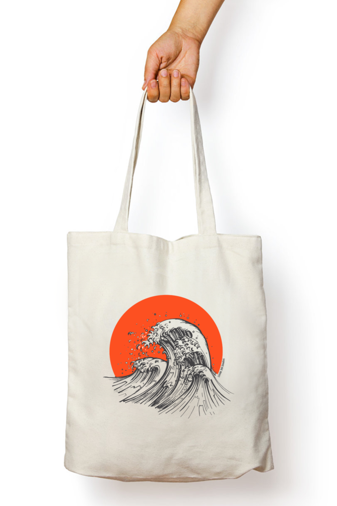 Wave Art Tote Bag