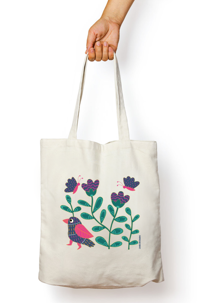 Folk Art Tote Bag