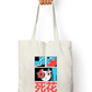 Atristic Tote Bag with Zipper