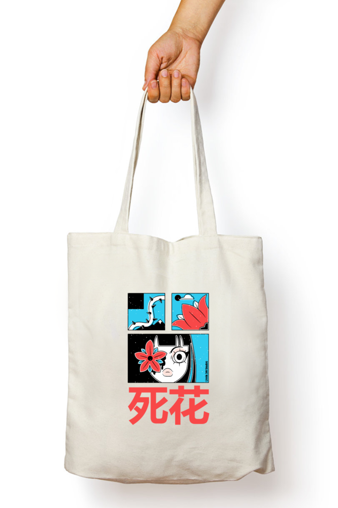 Atristic Tote Bag with Zipper