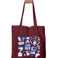 Game Over Doodle Tote with Zipper