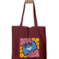 Artistic Tote with Zipper