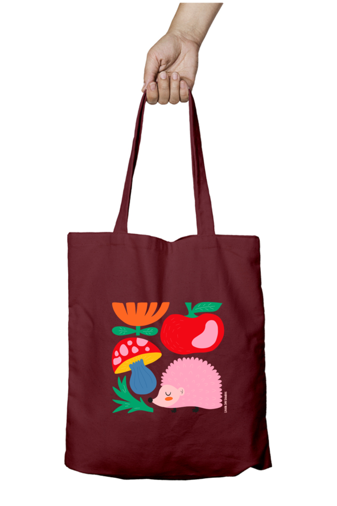 Artistic Tote with Zipper