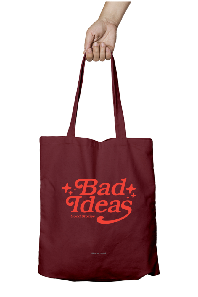 Bad Ideas Typographical Design Tote