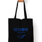 Vision Maker Doodle Art Tote with Zipper