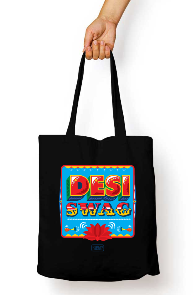 Desi Swag - Tote Bag with Zipper