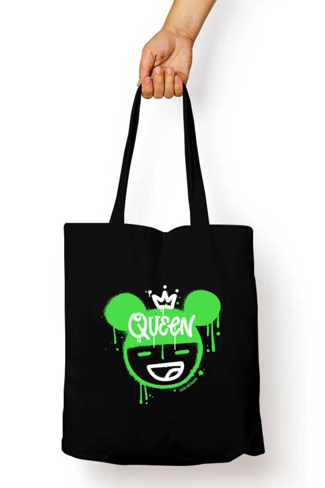 Queen Art Tote Bag with Zipper