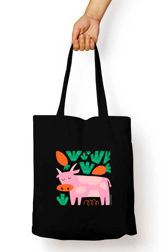 Artistic Tote with Zipper