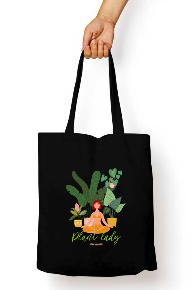 Plant Lady Art - Tote bag with Zipper