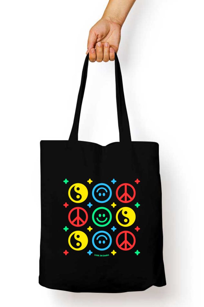 Artistic Tote with Zipper