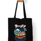 Ramen Art Tote Bag with Zipper