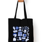 Game Over Doodle Tote with Zipper