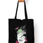 Abstract Art Tote Bag with Zipper