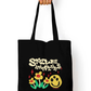 Happiness | Artistic Tote Bag with Zipper