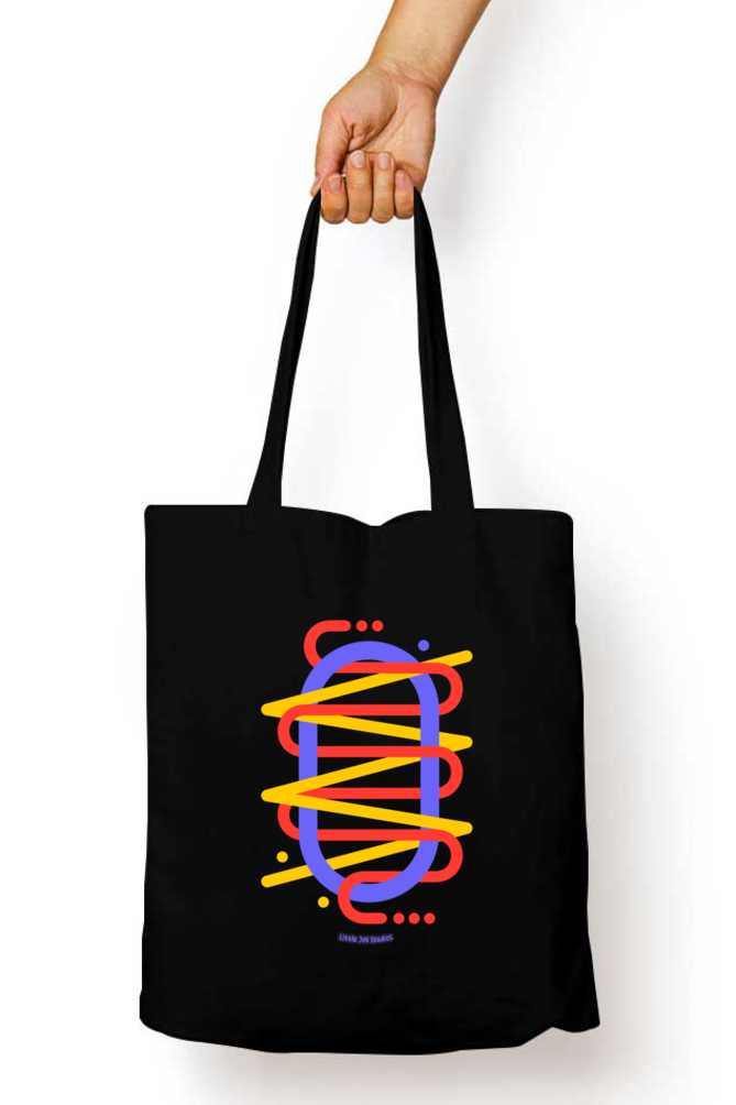 Cool Artistic Tote Bag with Zipper