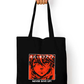 NEVER GIVE UP | Artistic Tote with Zipper