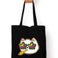 Too Cool - Artistic Tote Bag with Zipper