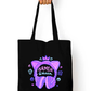 Gamer Girl Art Tote Bag with Zipper