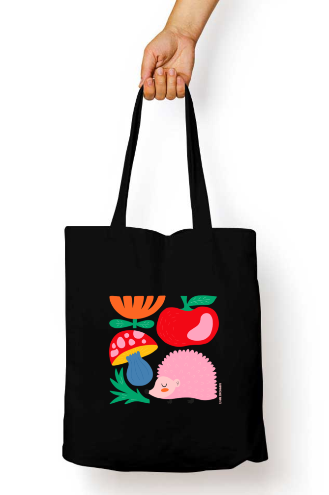 Artistic Tote with Zipper