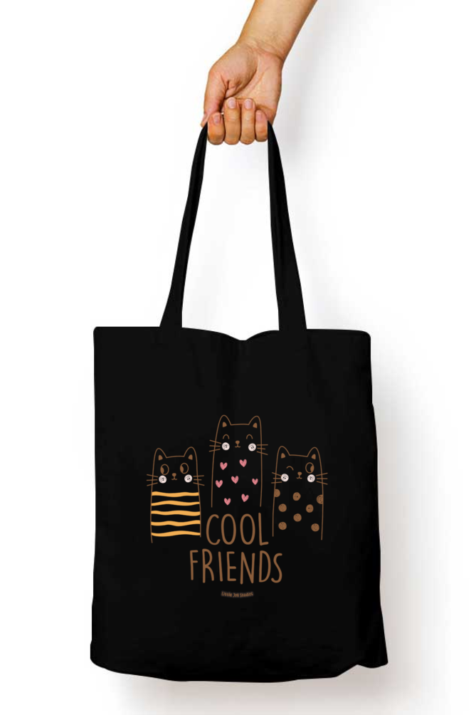 Cool Cat Friends Tote Bag