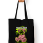 Artistic Tote Bag with Zipper