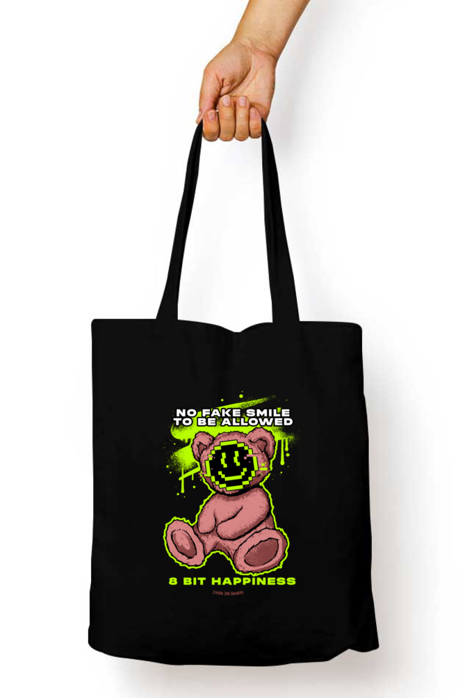 Artistic Tote Bag with Zipper