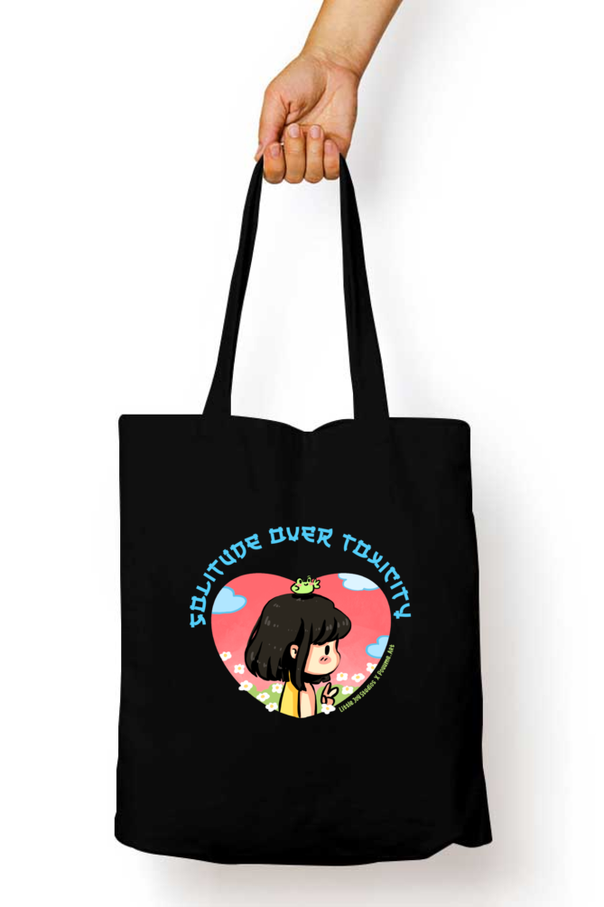 Solitude over Toxicity  - Tote by Pouume.Art