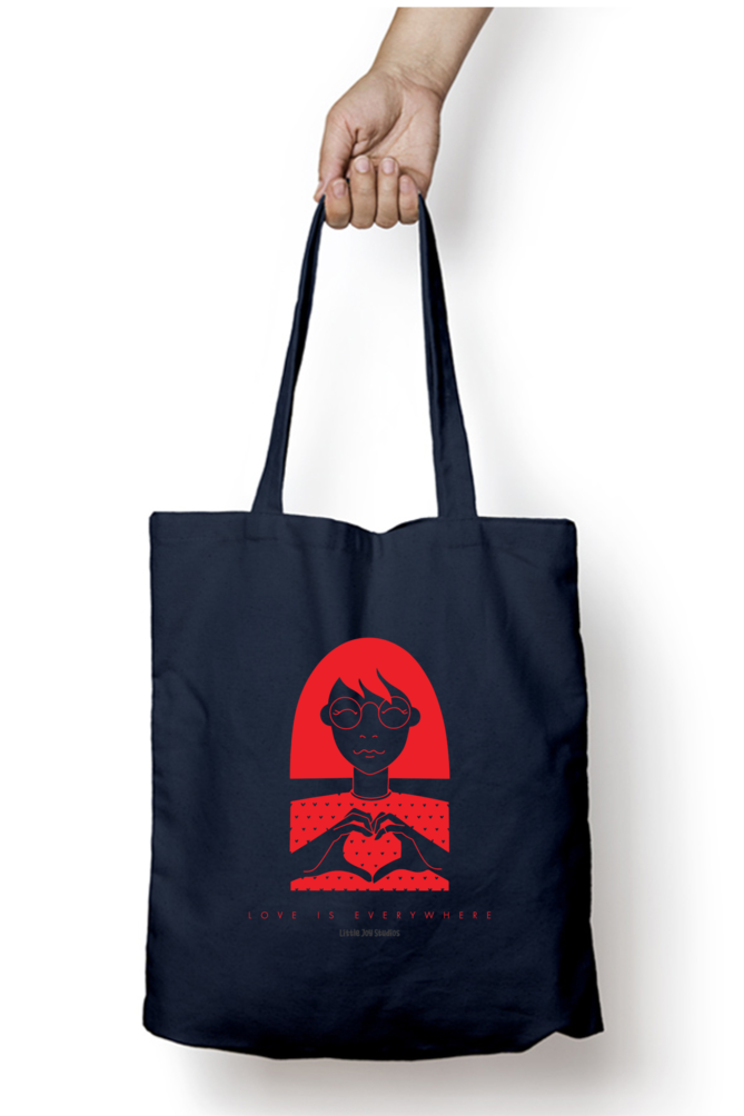 Love is Everywhere - Zipped Tote Bag