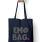 Emo Bag - Typography | Tote Bag with Zipper