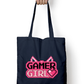 Gamer Girl | Artistic Tote Bag with Zipper