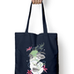 Abstract Art Tote Bag with Zipper