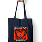 NEVER GIVE UP | Artistic Tote with Zipper