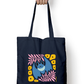 Artistic Tote with Zipper