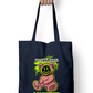 Artistic Tote Bag with Zipper