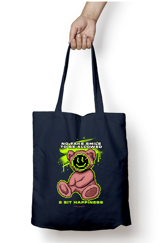 Artistic Tote Bag with Zipper