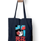 Atristic Tote Bag with Zipper