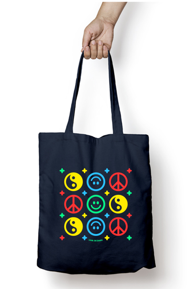 Artistic Tote with Zipper