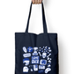 Game Over Doodle Tote with Zipper