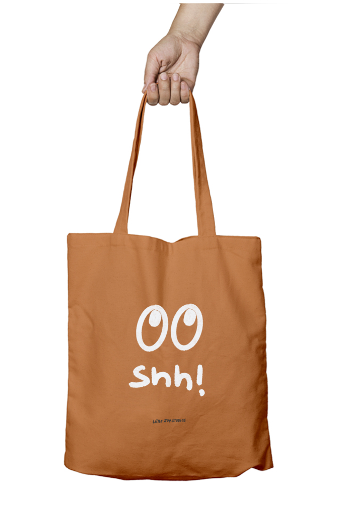 Shh! Doodle Vibes Tote with Zipper